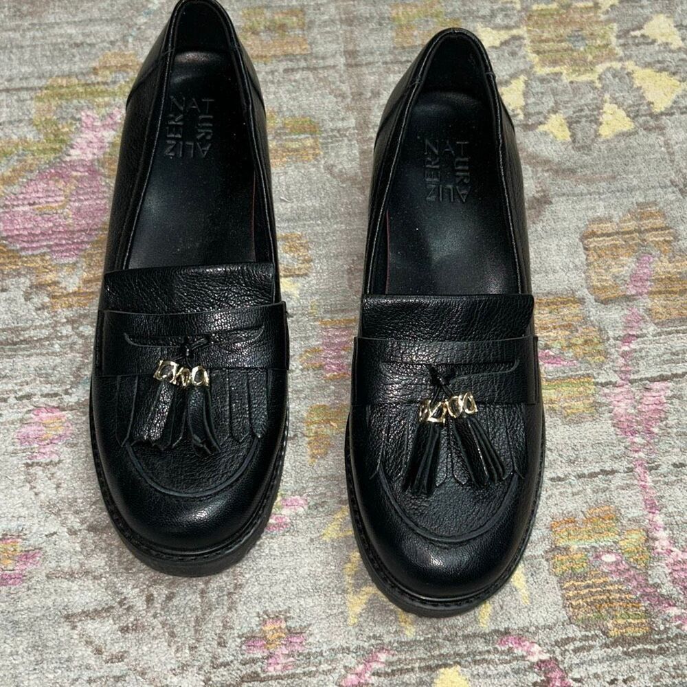 Naturalizer DESMOND LUG LOAFER black size 8